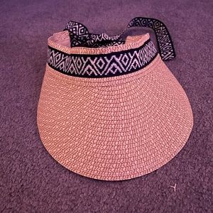 woven sun visor